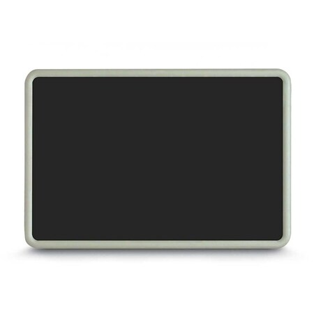United Visual Products Corkboard, Single Door, Radius Frame, 36x36", Gold/Cloud UV7002-GOLD-CLOUD
